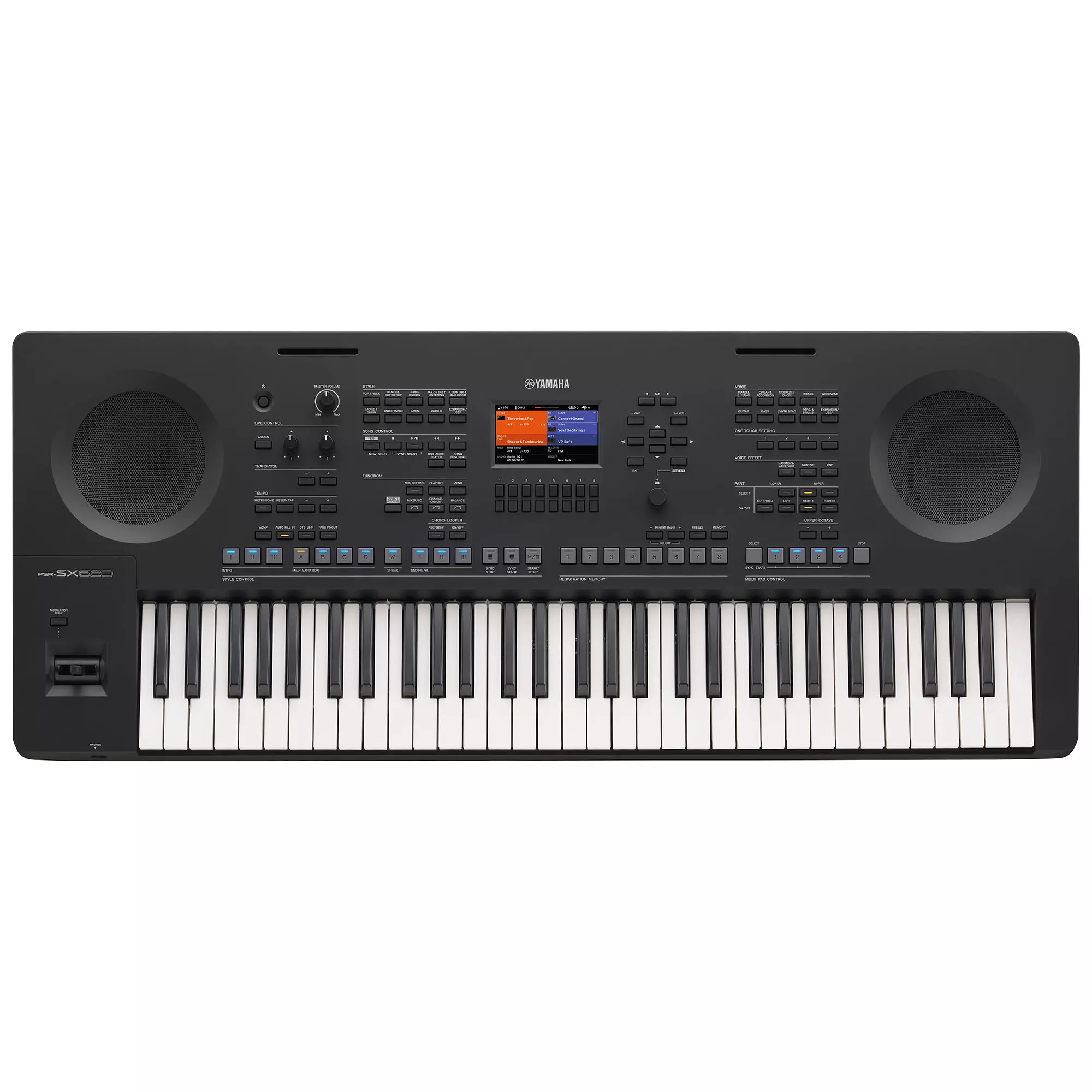 Yamaha PSR-SX620 61-key digital arranger workstation keyboard
